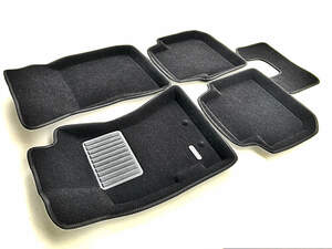Коврики в салон текстильные Euromat 3D Business SUBARU Forester (2008-2012), черные (5 шт.)