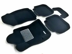 Коврики в салон текстильные Euromat 3D Business SUBARU Outback IV (2010-2015), черные (5 шт.)