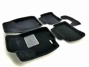 Коврики в салон текстильные Euromat 3D Business SUZUKI Vitara (2015-2018), черные (5 шт.)