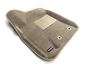 Коврики в салон текстильные Euromat 3D Business TOYOTA LC 200 (2012-2021) (с крепежом), бежевый (3 шт.) Коврики в салон текстильные Euromat 3D Business TOYOTA LC 200 (2012-2021) (с крепежом), бежевый (3 шт.)