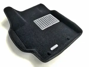 Коврики в салон текстильные Euromat 3D Business TOYOTA Auris (2007-2012), черные (3 шт.)