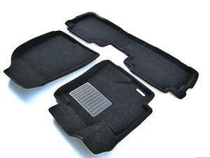 Коврики в салон текстильные Euromat 3D Business TOYOTA Highlander (2010-2013), черные (3 шт.) Коврики в салон текстильные Euromat 3D Business TOYOTA Highlander (2010-2013), черные (3 шт.)