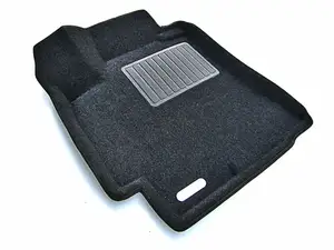 Коврики в салон текстильные Euromat 3D Business TOYOTA Highlander (2010-2013), черные (3 шт.)