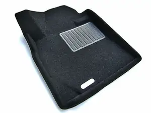 Коврики в салон текстильные Euromat 3D Business TOYOTA Land Cryiser 100 (1998-2007), черные (3 шт.)