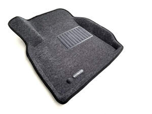 Коврики в салон текстильные Euromat 3D Business TOYOTA Land Cryiser 100 (1998-2007), серые (3 шт.)