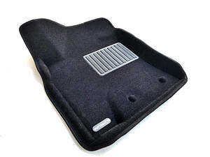 Коврики в салон текстильные Euromat 3D Business TOYOTA Land Cryiser 200 (2007-2012), черные (3 шт.)