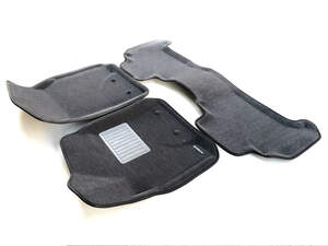 Коврики в салон текстильные Euromat 3D Business TOYOTA Land Cryiser 200 (2007-2012), серые (3 шт.) Коврики в салон текстильные Euromat 3D Business TOYOTA Land Cryiser 200 (2007-2012), серые (3 шт.)