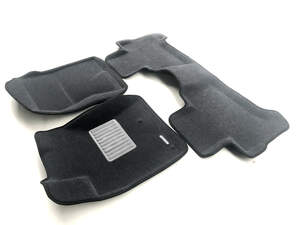 Коврики в салон текстильные Euromat 3D Business TOYOTA Land Cruiser Prado 120 (2003-2010), серые (5 шт.) Коврики в салон текстильные Euromat 3D Business TOYOTA Land Cruiser Prado 120 (2003-2010), серые (5 шт.)