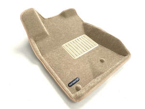 Коврики в салон текстильные Euromat 3D Business TOYOTA Land Cruiser Prado 120 (2003-2010), бежевые (5 шт.)