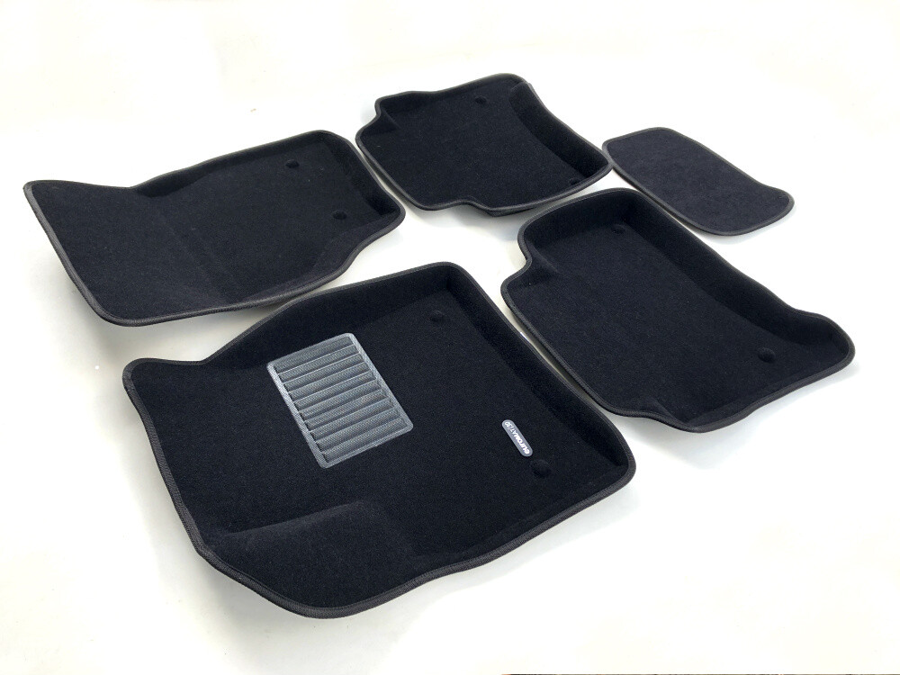 Коврики в салон текстильные Euromat 3D Business VOLKSWAGEN Touareg (2006-2009), черные (5 шт.) Коврики в салон текстильные Euromat 3D Business VOLKSWAGEN Touareg (2006-2009), черные (5 шт.)