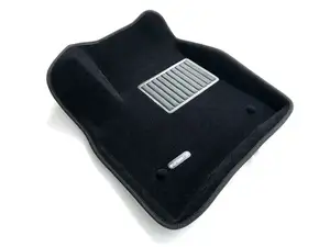 Коврики в салон текстильные Euromat 3D Business VOLKSWAGEN Touareg (2006-2009), черные (5 шт.)