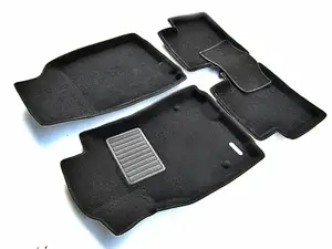 Коврики в салон текстильные Euromat 3D Business RENAULT Megane III HB (2010-2018), черные (5 шт.)