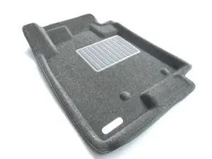 Коврики в салон текстильные Euromat 3D Business MITSUBISHI Pajero IV (2006-2018), серые (3 шт.)