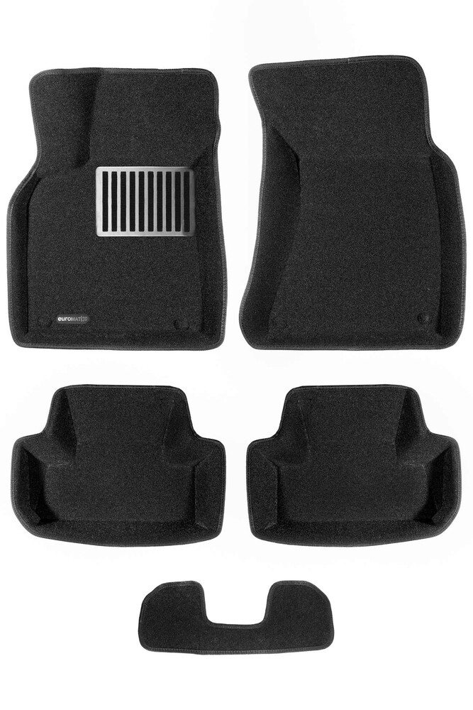 Коврики в салон текстильные Euromat 3D lux AUDI Q5 (2008-2017), черные (5 шт.) Коврики в салон текстильные Euromat 3D lux AUDI Q5 (2008-2017), черные (5 шт.)
