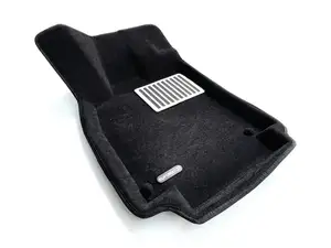 Коврики в салон текстильные Euromat 3D lux AUDI A6 (2011-2017), черные (5 шт.)