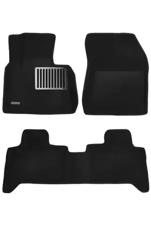 Коврики в салон текстильные Euromat 3D lux BMW X5 (E-53) (2000-2006), черные (3 шт.) Коврики в салон текстильные Euromat 3D lux BMW X5 (E-53) (2000-2006), черные (3 шт.)