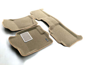 Коврики в салон текстильные Euromat 3D lux CHEVROLET TAHOE (2007-2014), бежевые (5 шт.)