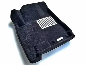 Коврики в салон текстильные Euromat 3D lux CADILLAC SRX (2010-2017), черные (3 шт.)