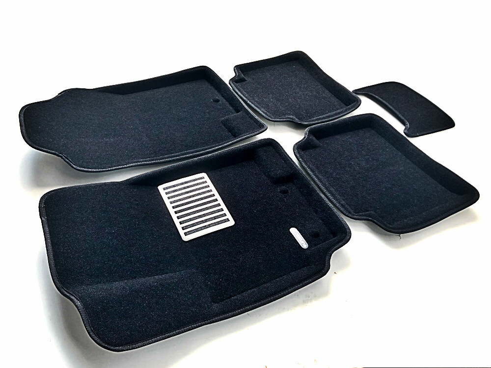 Коврики в салон текстильные Euromat 3D lux HYUNDAI Verna (2010-2017), черные (3 шт.) Коврики в салон текстильные Euromat 3D lux HYUNDAI Verna (2010-2017), черные (3 шт.)