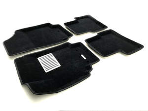 Коврики в салон текстильные Euromat 3D lux HYUNDAI Creta (2016-2017), черные (5 шт.) Коврики в салон текстильные Euromat 3D lux HYUNDAI Creta (2016-2017), черные (5 шт.)