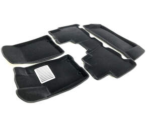 Коврики в салон текстильные Euromat 3D lux KIA Mohave (2009-2017), черные (5 шт.) Коврики в салон текстильные Euromat 3D lux KIA Mohave (2009-2017), черные (5 шт.)