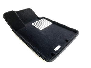 Коврики в салон текстильные Euromat 3D lux HYUNDAI Equus (2013-2017), черные (5 шт.)