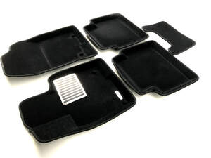 Коврики в салон текстильные Euromat 3D lux MAZDA CX-3 (2017-н.в.), черные (5 шт.) Коврики в салон текстильные Euromat 3D lux MAZDA CX-3 (2017-н.в.), черные (5 шт.)