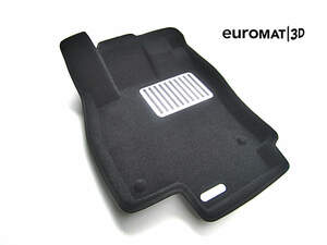 Коврики в салон текстильные Euromat 3D lux SUBARU Legacy IV (2002-2009), черные (5 шт.)
