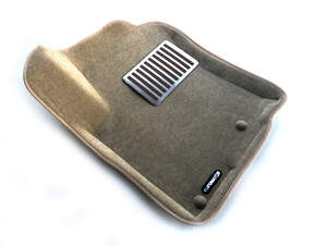 Коврики в салон текстильные Euromat 3D lux TOYOTA Land Cruiser Prado 150 (2009-2014), бежевые (5 шт.)