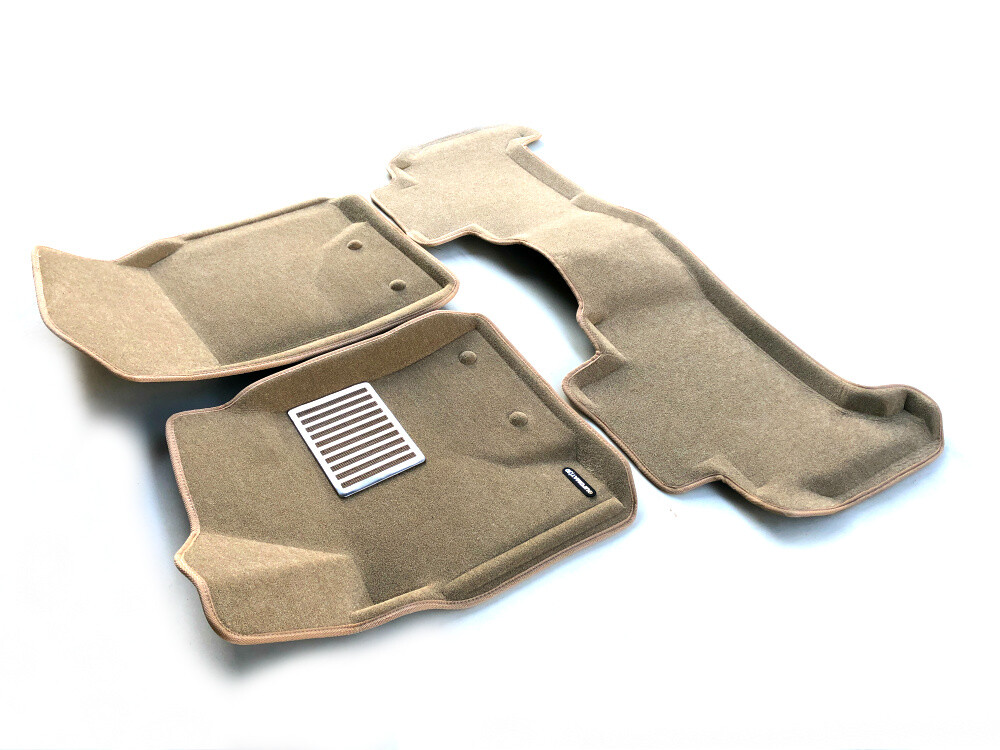 Коврики в салон текстильные Euromat 3D lux LEXUS LX570 (2008-2015), бежевые (3 шт.) Коврики в салон текстильные Euromat 3D lux LEXUS LX570 (2008-2015), бежевые (3 шт.)