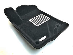 Коврики в салон текстильные Euromat 3D lux TOYOTA Hilux (2016-2018), черные (5 шт.)