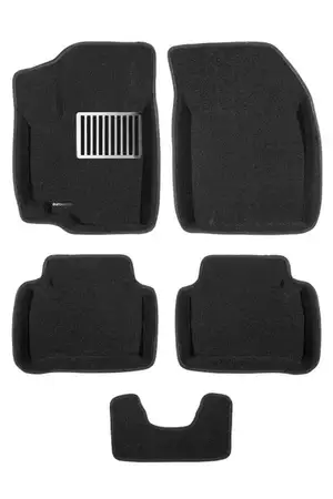 Коврики в салон текстильные Euromat 3D lux SUZUKI Vitara (2015-2018), черные (5 шт.)