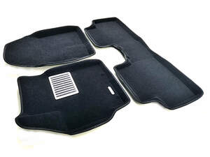 Коврики в салон текстильные Euromat 3D lux TOYOTA Corolla (2007-2012), черные (3 шт.) Коврики в салон текстильные Euromat 3D lux TOYOTA Corolla (2007-2012), черные (3 шт.)