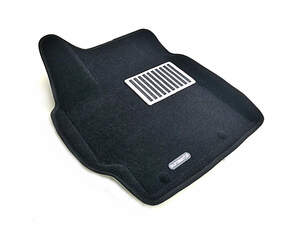 Коврики в салон текстильные Euromat 3D lux TOYOTA Auris (2007-2012), черные (3 шт.)