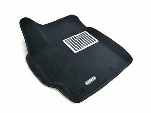 Коврики в салон текстильные Euromat 3D lux TOYOTA Auris (2007-2012), черные (3 шт.)