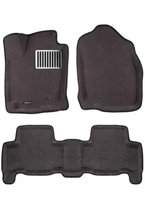 Коврики в салон текстильные Euromat 3D lux TOYOTA Rav 4 (2006-2013)/Rav 4 Long (2006-2013), серые (5 шт.)