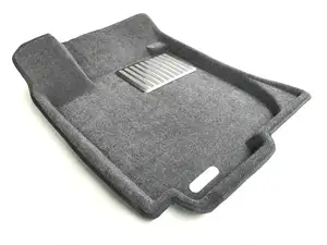 Коврики в салон текстильные Euromat 3D lux TOYOTA Rav 4 (2006-2013)/Rav 4 Long (2006-2013), серые (5 шт.)