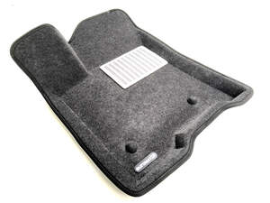 Коврики в салон текстильные Euromat 3D Lux LADA Vesta (2015-) серые C1