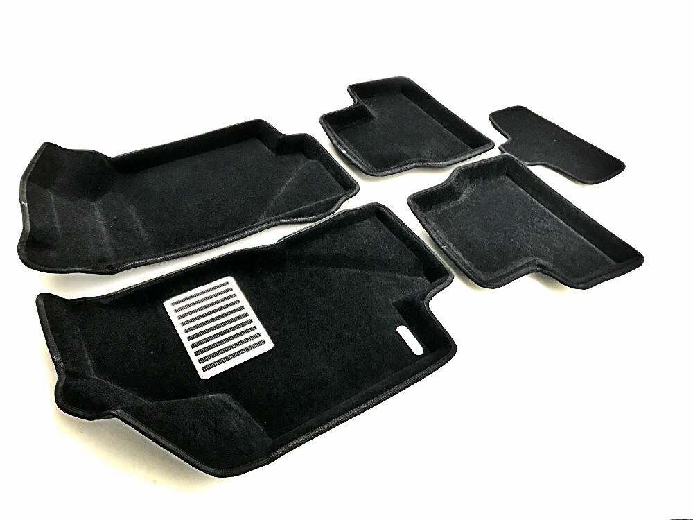 Коврики в салон текстильные Euromat 3D lux Lada Kalina (2004-), черные (5 шт.) Коврики в салон текстильные Euromat 3D lux Lada Kalina (2004-), черные (5 шт.)