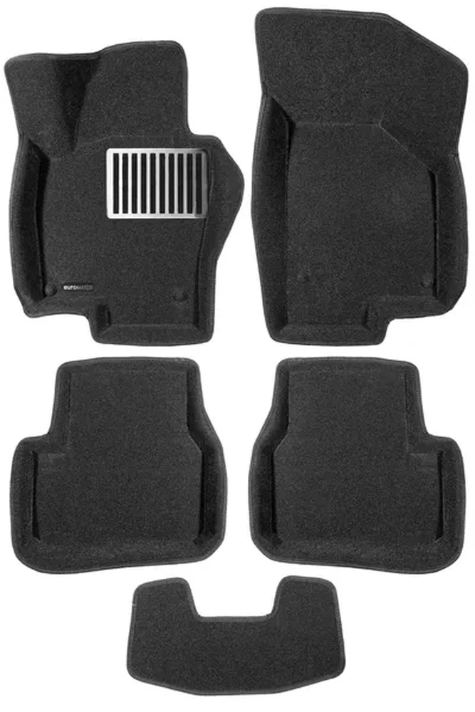 Коврики в салон текстильные Euromat 3D lux VOLKSWAGEN Passat CC (2009-2011), черные (5 шт.) Коврики в салон текстильные Euromat 3D lux VOLKSWAGEN Passat CC (2009-2011), черные (5 шт.)