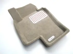 Коврики в салон текстильные Euromat 3D lux VOLKSWAGEN Passat B6 (2005-2011), бежевые (5 шт.)