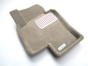 Коврики в салон текстильные Euromat 3D lux VOLKSWAGEN Passat CC (2009-2011), бежевые (5 шт.)