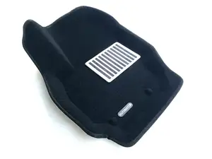 Коврики в салон текстильные Euromat 3D lux VOLVO S 80 (2006-2018), черные (5 шт.)