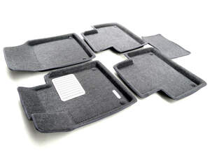 Коврики в салон текстильные Euromat 3D Lux VOLVO XC 90 (2015-) серые Коврики в салон текстильные Euromat 3D Lux VOLVO XC 90 (2015-) серые