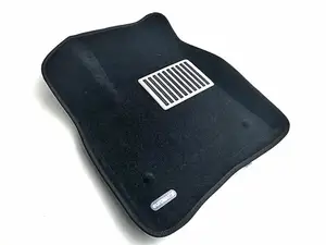 Коврики в салон текстильные Euromat 3D lux VOLKSWAGEN Touareg (2006-2009), черные (5 шт.)