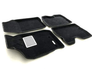 Коврики в салон текстильные Euromat 3D lux RENAULT KAPTUR/Captur (2016-2018), черные (5 шт.) Коврики в салон текстильные Euromat 3D lux RENAULT KAPTUR/Captur (2016-2018), черные (5 шт.)