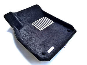 Коврики в салон текстильные Euromat 3D lux SAAB 9-5 (2005-2012), черные (5 шт.)
