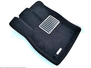 Коврики в салон текстильные Euromat 3D lux SKODA Octavia A7 (2013-2018), черные (укороченные передние) (5 шт.)