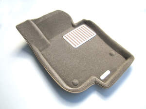 Коврики в салон текстильные Euromat 3D lux SKODA Superb (2009-2015), бежевые (5 шт.)