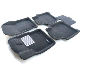 Коврики в салон текстильные Euromat 3D lux SKODA Kodiaq (2017-) серые Коврики в салон текстильные Euromat 3D lux SKODA Kodiaq (2017-) серые